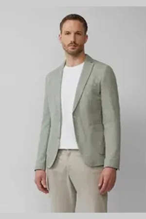 QS by s.Oliver BLACK LABEL Outdoorjacke s.O JOGG: Strukturiertes Sakko aus meliertem Jersey 106