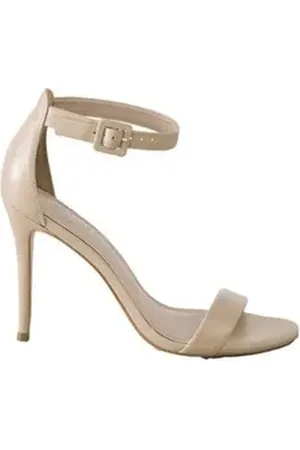 Next Signature runde hohe Sandalen aus Premium-Leder High-Heel-Sandalette (1-tlg) braun 35,5 EU