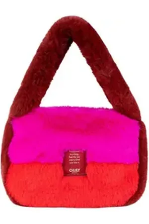 Oilily Schultertasche Huda Hobo Bag Soft Fake Fur rot