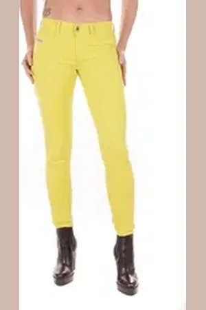 Diesel Jeansjeggings Livier-Ankle 0661V Damen Jeans Hose Slim Jeggings gelb W28
