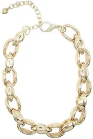 Alessandro Kette mit Anhänger Glam Loop, elegante Gliederkette goldfarben