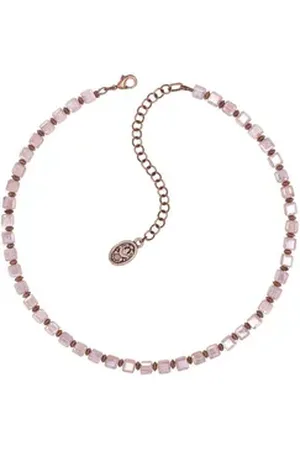 Konplott Collier : Collier Cubes rosa