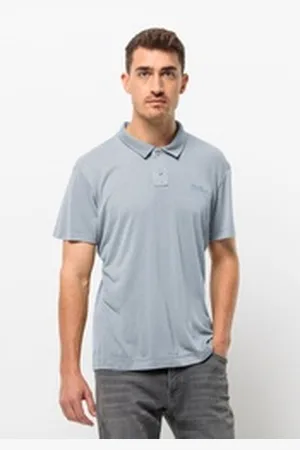 Jack Wolfskin Poloshirt PIKEH POLO M blau S (48)