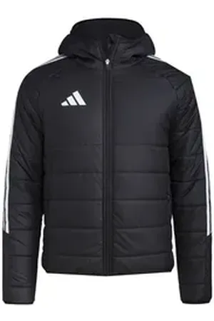 adidas Performance Steppjacke Herren Steppjacke mit Kapuze TRIO 24 Regular Fit (1-St) schwarz XXL