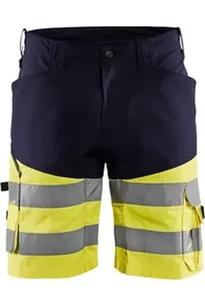 BLAKLADER BLÅKLADER Arbeitsshorts High Vis Shorts mit Stretch (1-tlg) gelb|schwarz 54