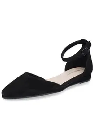 Tamaris Damen Ballerina schwarz Ballerina schwarz 42 EU
