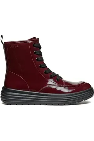 Geox Stiefel J Phaolae Girl J46ETA 000HH C7357 S Dunkelrot Stiefel rot 37 EU