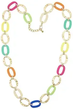 Alessandro Lange Kette Summer Vibes, bunte Gliederkette bunt