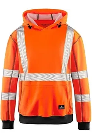 4Protect Warnschutz-Shirt Warnschutz Hoodie Portland orange 4XL