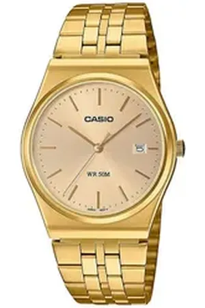 Casio Chronograph Uhr MTP-B145G-9AV goldfarben