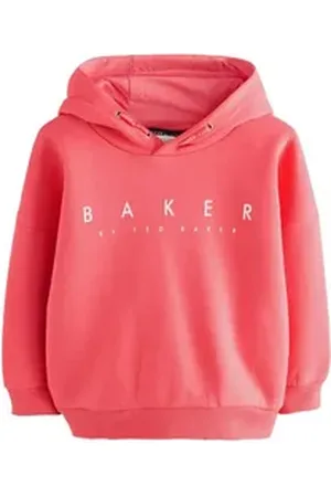 Ted Baker Kapuzensweatshirt Oversized Hoodie, Rücken-Print (1-tlg) rosa 152 (12 J.)