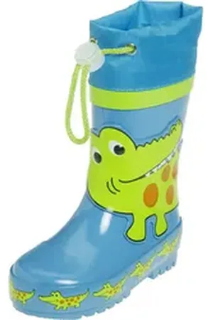 Playshoes Gummistiefel Gummistiefel Krokodil (blau/grün), Größe 30/31 blau|grün