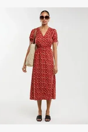 Big Star Shirtkleid PAREGI rot L