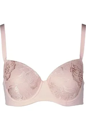 After Eden Bügel-BH Anna Padded wire bra in recycled lace rosa 85