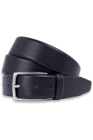 Roy Robson Ledergürtel Eleganter Business Ledergürtel mit modernem Design blau 110