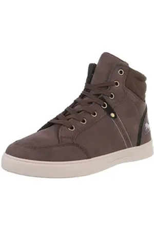 Ital-Design Coolwalk Herren High-Top Freizeit Sneaker (88828879) Flach Sneakers in Braun braun 43 EU