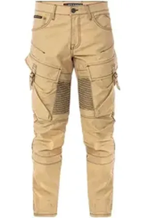Cipo & Baxx Cargojeans Jeans im Used-Look, CD-523 gelb 42