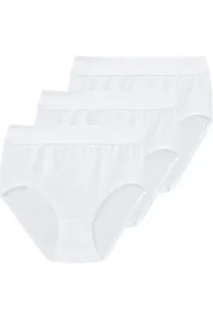 Speidel Slip Bio Cotton plus (3-St) ohne störenden Seitennähte, weiches Komfortbündchen weiß 40