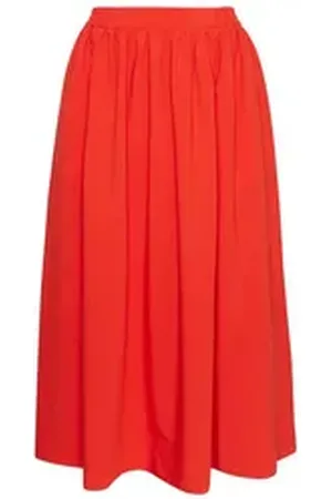 Moss Copenhagen Maxirock Damen Rock MSCHCASSIE (1-tlg) rot XL