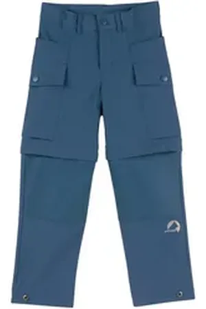 FINKID Funktionshose Orava Zip Denim Sommerhose mit abnehmbarem Bein 130/140