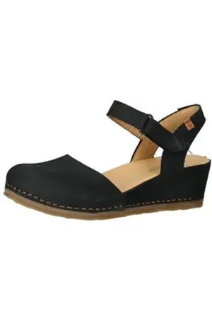 El Naturalista Sandalen Leder Keilsandalette schwarz 36 EU