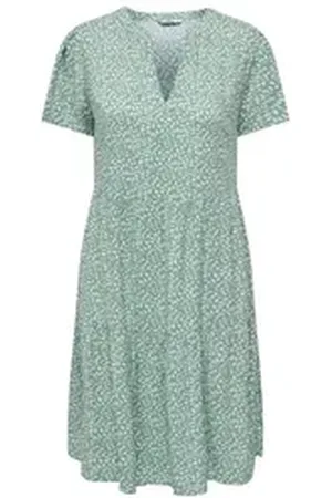 ONLY Minikleid Kleid ONLZally - Regular Fit grün XL
