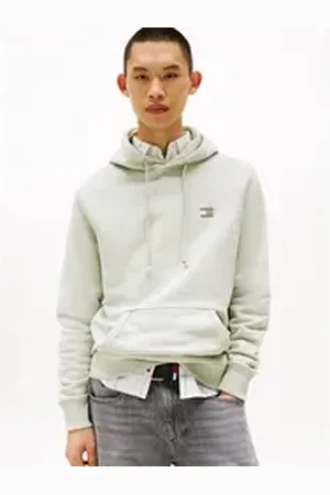 Tommy Hilfiger Hoodie TJM REG BADGE HOODIE EXT Mit Rundhalsausschnitt grün L