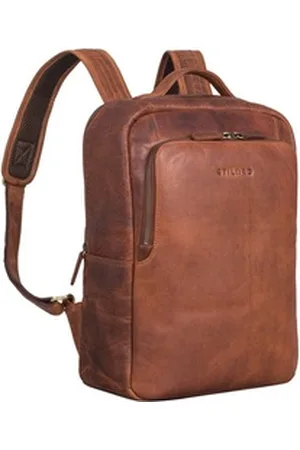 STILORD Notebook-Rucksack "Sören" Business Rucksack Leder mit Laptop-Fach 15 - 16 Zoll Leder