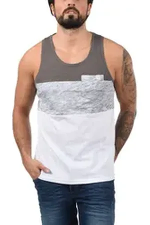 Solid Tanktop SDSion Ärmelloses Shirt grau 3XL