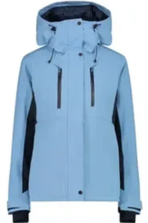 CMP Skijacke Damen Skijacke Woman Jacket Fix Hood 34W3926 blau 44
