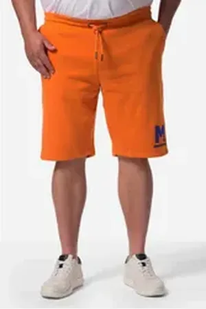 Happy Size Men Plus Bermudas Men+ Sweat-Bermuda Bauchfit bis 8 XL orange 8XL