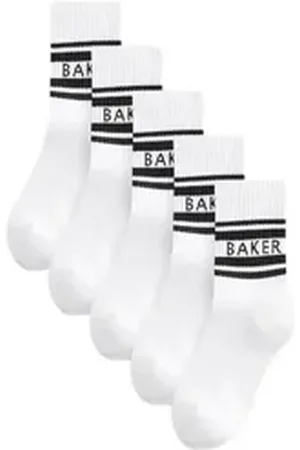 Ted Baker Kurzsocken Socken für Jungen im 5er-Pack (1-Paar) weiß 31-36