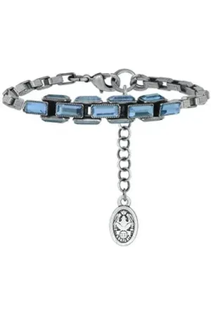Konplott Gliederarmband : Armband Industrial Snake blau