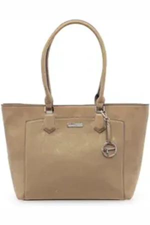 Tamaris Henkeltasche Elsa (Set), Damen Handtasche Shopping Bag Schultertasche cognac comb