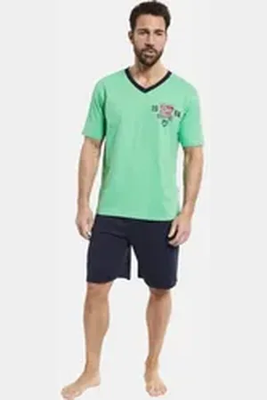 Jan Vanderstorm Shorty EDIN (Set, 2 tlg) mit bequemen Elastikbund blau L (52/54)