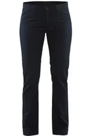 BLAKLADER BLÅKLADER Arbeitsbundhose Damen Chinohose 2-Wege-Stretch (1-tlg) blau D20