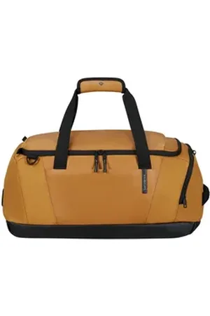 Samsonite Reisetasche ARMOX, Duffle S personalisierbar als Rucksack tragbar gelb