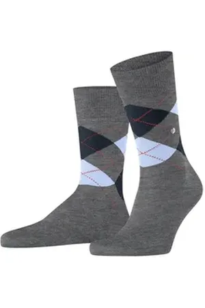 Burlington Socken Manchester (1-Paar) mit elegant schimmernder Baumwolle grau 40-46