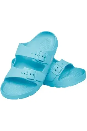 Aquaspeed Kinder Strandsandalen Gr. 33 + Mikrofaserhandtuch im Set Badesandale (Badelatschen mit Tragekomfort – ideal für aktive Kids im Sommer) Verstellbare Riemen & leichtes Fußbett – ideal für Kinderfüße blau 33