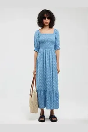 Big Star Shirtkleid DINOVA blau S