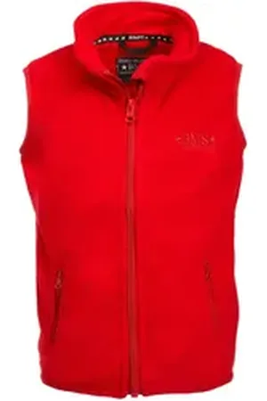 BMS Softshellweste Weste Kids Clima-Fleece rot 128 - ca. 8 Jahre