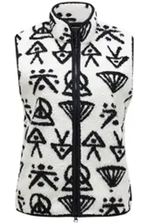 Peak Performance Funktionsweste Damen Fleeceweste GRAPHIC PILE VEST (1-tlg) XL