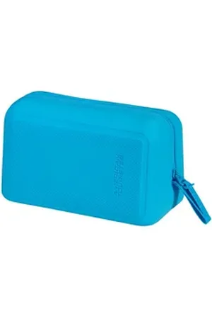 American Tourister ® Kosmetiktasche POP, Kulturbeutel Kulturtasche Toiletry Bag Wash Bag blau