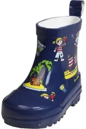 Playshoes Gummistiefel Gummistiefel Allover-Pirateninsel, Farbe: marine, Größe: 26 blau