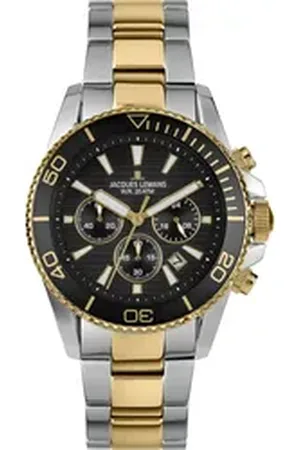 Jacques Lemans Chronograph Herren-Uhren Analog Quarz, Sportuhr