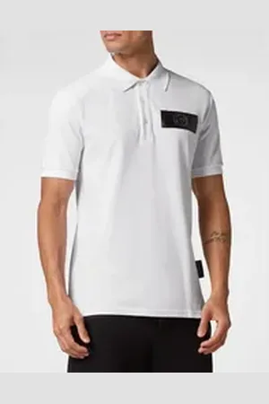 Philipp Plein Poloshirt Poloshirt weiß L