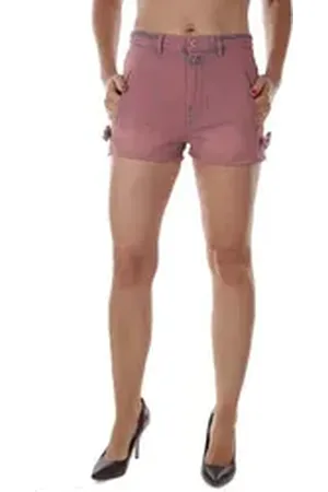 Diesel Jeanshotpants DE-MYA Damen Jeans Bermuda Shorts rot