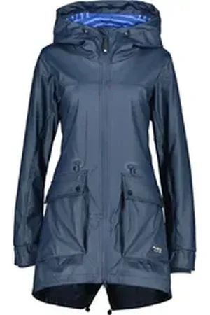 alife kickin Regenjacke Audreyak Raincoat blau L