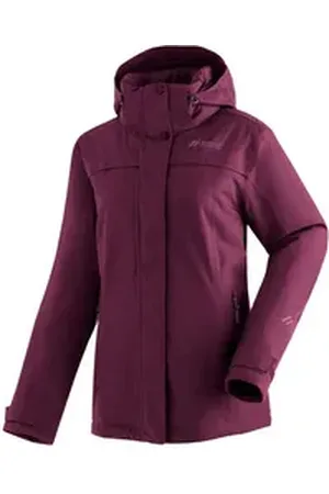 Maier Sports Funktionsjacke Lisbon Damen Jacke, warm wattierte Winterjacke, wind/wasserdicht, Regular Fit lila 19