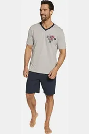 Jan Vanderstorm Shorty EDIN (Set, 2 tlg) mit bequemen Elastikbund grau 4XL (68/70)